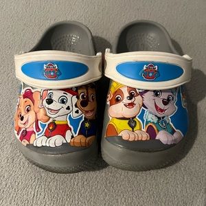 Paw patrol toddler crocs